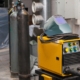Welding equipment and tanks with mask