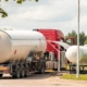 Bulk propane tanks on back of trucks